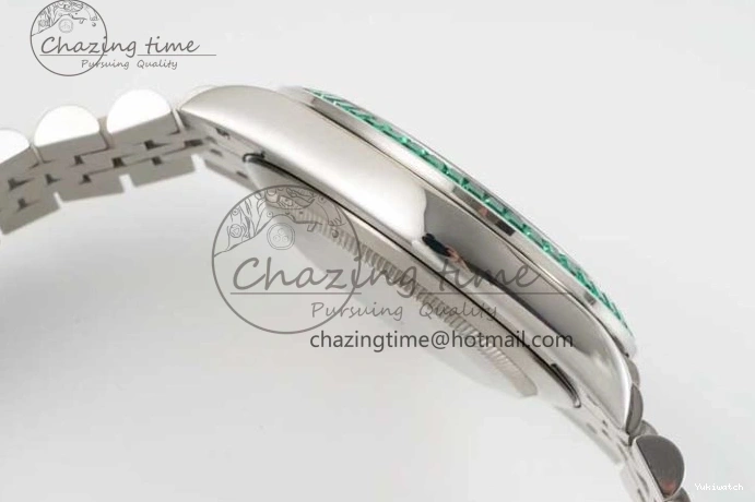 Marker Steel 41mm Diamonds on Arabic Best Dial Jubilee Gray 1:1 904L SA3235 Green Bracelet Bezel Edition DateJust DIWF 0329